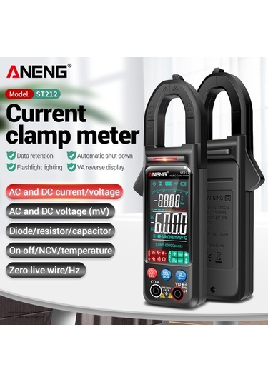Dancemonkey Aneng St212 Akıllı Pensampermetre: 6000 Gösterim, 400a Ampermetre, Ncv, Pratik Voltmetre