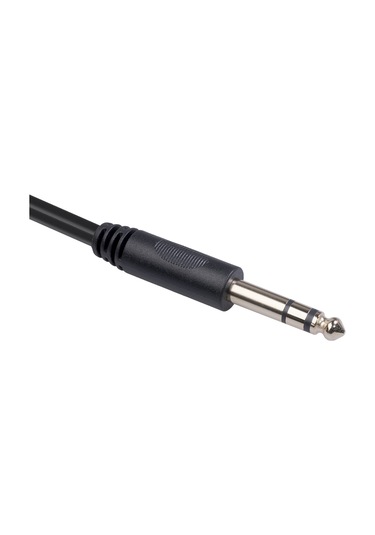 Cbtx Erkek Çift RCA Erkek Stereo Ses Adaptörü Kablosu 6.35MM 1.5 Metre