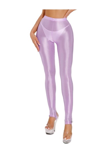 Kadın Parlak Üzengi Tayt Yüksek Bel Elastik Bel Tayt Spor Salonu Yoga Egzersiz Pantolonları Karın Kontrol Spor Pantolonları Mor Kadın Parlak Üzengi Tayt Yüksek Bel Elastik Bel Tayt Spor Salonu Yoga Egzersiz Pantolonları Karın Kontrol Spor Pantolonları Mor