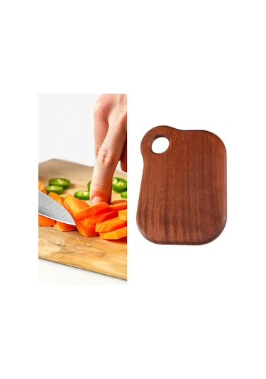 Suntek Ahşap Kesme Tahtası Servis Ekmek Meyve Sebzeler Için Abanoz S