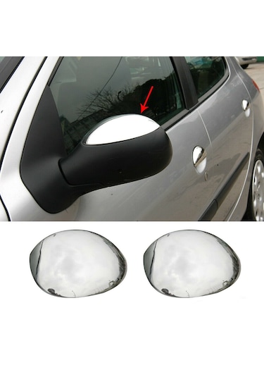 Citroen C3 Krom Ayna Kapağı Tk 2002-2009 Paslanmaz Çelik N11.4039