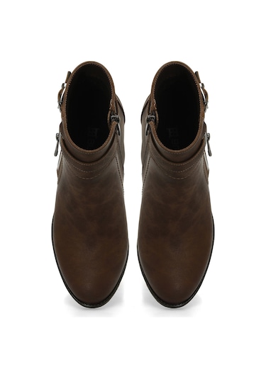 Butigo 24k-1031 4pr Taba Kadın Topuklu Bot 000000000101924972 Taba