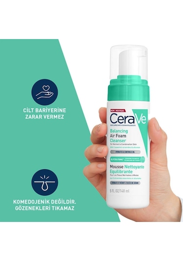Cerave Balancing Air Foam Cilt Temizleme Köpüğü 148ml