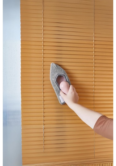 Mikrofiber Bezli Temizlik El Mopu Gri