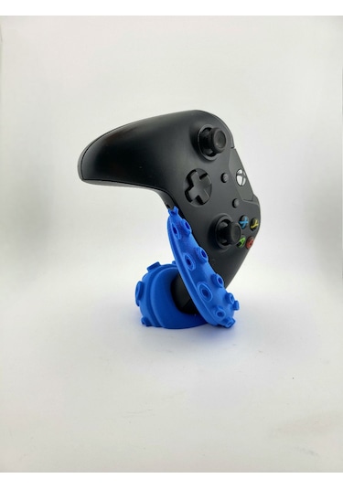Xbox Kontrolcüsü İçin Ahtapot Temalı Stand Şık Ve Dayanıklı Mavi