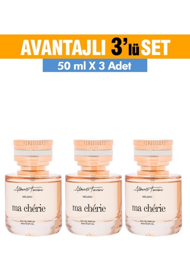 Alberto Taccini Ma Chérie Kadın Parfüm EDP 3 x 50 ML