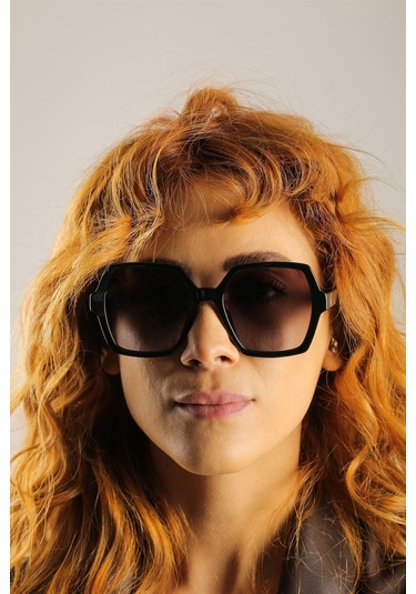 Calvin Klein Jeans Ckj 21629s 001 55 Kadın Geometrik Siyah Kemik Güneş Gözlüğü