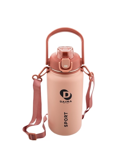 Daima Sport 1300 Ml 12 Saat Sıcak 24 Saat Soğuk Pembe Termos Pembe