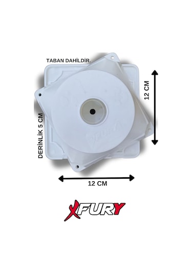 Fury 10 Lu - Beyaz Kamera Buatı Taban Dahil