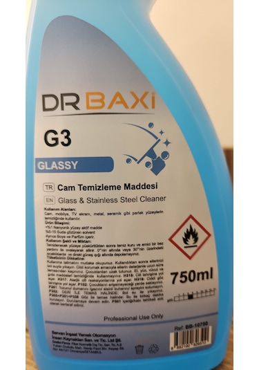 Dr.Baxi Cam Temizleme Maddesi 750 ML