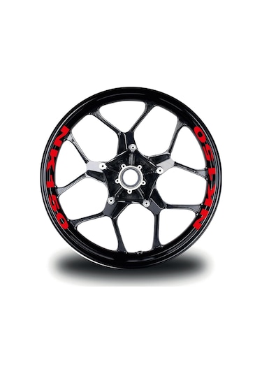 Cfmoto 150nk Takım Jant Sticker Etiket Modeli Kırmızı Renk