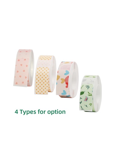 Dofolink Renkli Kalp Şekilli Etiketler - Suya Yağa Dayanıklı, Termal Yazdırılabilir, 30x15mm 200 Adet - Ev, Ofis Ve Ticari Kullanım İçin 1 Rulo