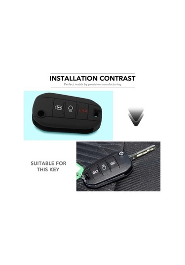 Peugeot 208 308 408 508 2008 3008 4008 5008 Rifter Slikon Anahtar