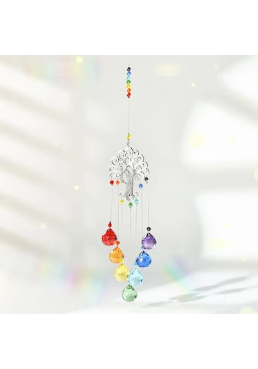Xiyyadms "k9 Kristal 'yaşam Ağacı' Güneş Yakalayıcı - Işık Yansıtıcı Dekor"