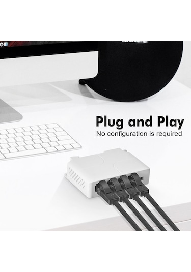 Novacom Nvc-at13f-a 10/100mbps 1/3 Poe Extender 100mt 30w İç Ortam