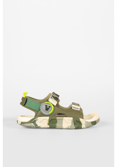 Vicco Tape Erkek Çocuk Rahat Sandalet Haki
