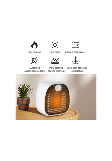 Wezone Taşınabilir 1000w Ptc Seramik Ofis/ev Isıtıcı - Kompakt Ve Verimli