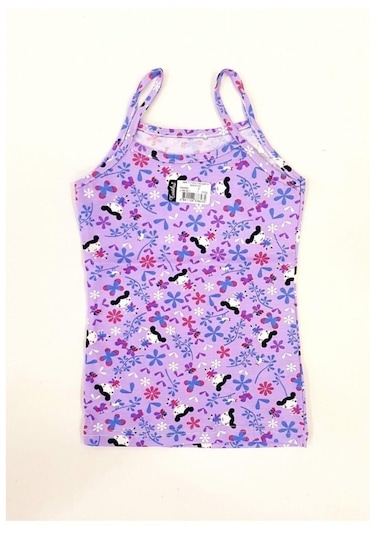 Tutku Kız Çocuk Elastan Empirme Ip Askı Atlet 6 Adet