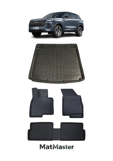 Jaecoo 7 2025 Model 5d Premium Ekstra Havuzlu Paspas Ve Bagaj Havuzu Set