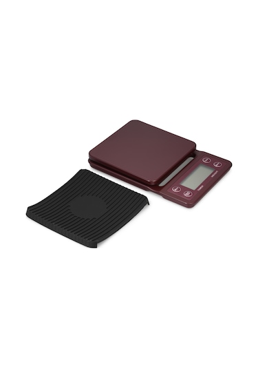 5kg/0.5g Kahve Damlama Ölçeği Büyük Net Lcd Ekranlı Hassas Elektrikli Mutfak Ölçeği Zamanlayıcı