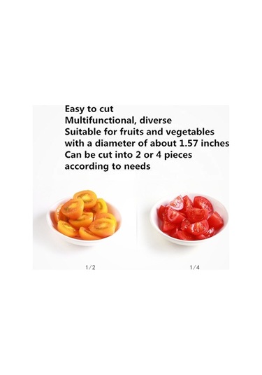Dancemonkey Cbtx Üzüm Kiraz Kesici Bıçak, Meyve Salatası Yapıcı Aracı, Domates Dilimleyici Kırmızı
