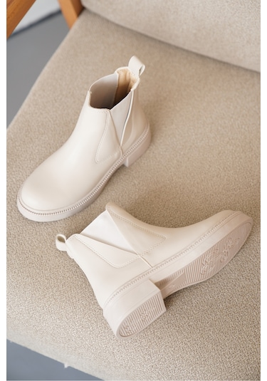 D0646 Soğuk Geçirmez Kışlık Kadın Bot & Bootie Nut