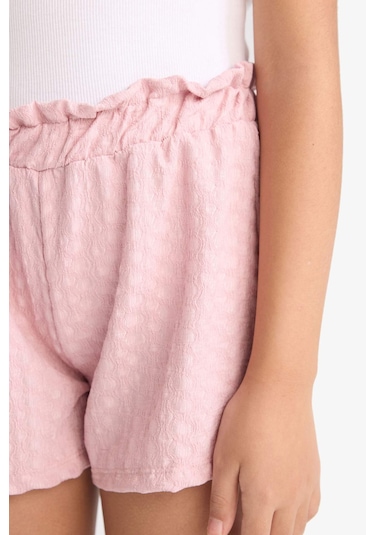Defacto Kız Çocuk Beli Lastikli Şort E5699a825hspn427 Pembe
