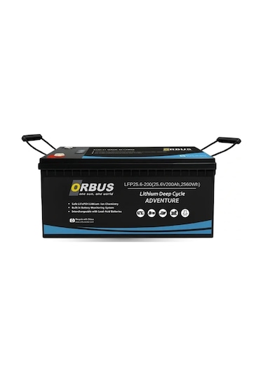 Orbus 25.6 V 200 Ah Lifepo4 Lityum Akü
