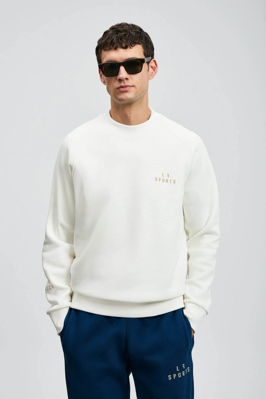 Lufian Kırık Beyaz Erkek Sweatshirt 112030186 Kırık Beyaz