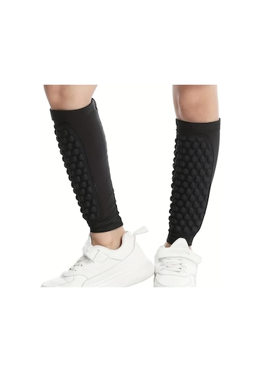 Globalbloom Siyah Yxl Futbol Baldır Kompresyon Kollukları - Koşu Beyzbol Basketbol