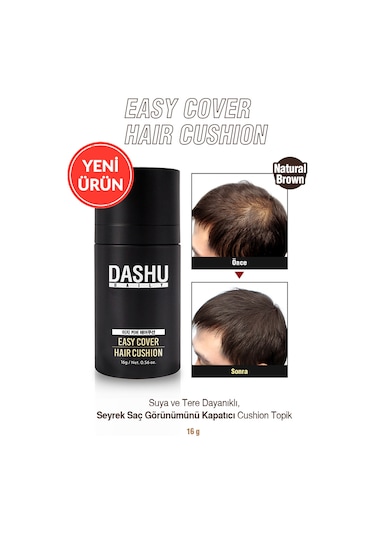 Dashu Daily Easy Cover Hair Cushion Brown