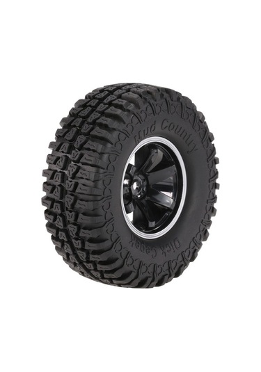 Didadodo 1/10 Rc Rock Crawler İçin 4 Adet Yüksek Tutuşlu 1.9 Lastik Ve Jant Seti - D90 Scx10 Cc01 Uyumlu, Yeni Tasarım