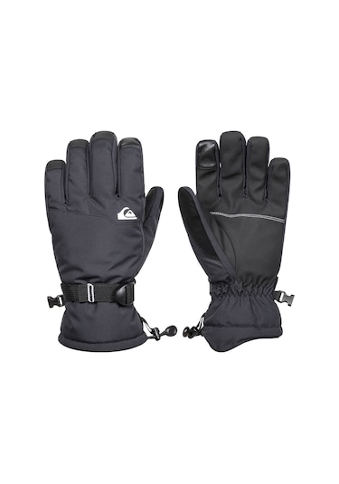 Quiksilver Mission Insulated Kayak/Snowboard Kar Eldiveni Siyah