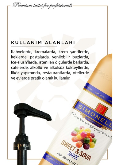 Tatlı & Ekşi Sos 700 Ml Pompa Hediyeli