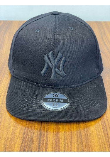 Hamze Ny Yankees New York Nakış Hip Hop Snapback Rapper Şapka Cap Siyah - Siyah