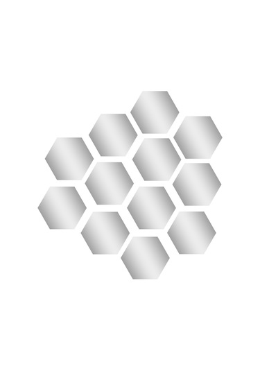 Qingmipy 12 Parça Çıkarılabilir Akrilik Ayna Dekoru - Oturma Odası Ve Yatak Odası İçin Yapışkan Duvar Sticker Gümüş