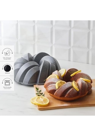 Cake Pro Örgü Döküm Kek Kalıbı 26 Cm .