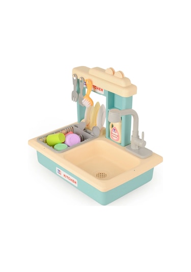 Let's Be Child İnteraktif Lavabo Seti Turkuaz G59040916ss1-1
