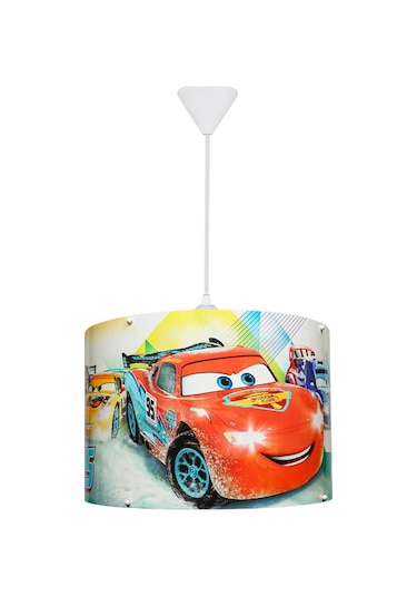 Ykc Şimşek Mcqeen Cars Çocuk Odası Panorama Sarkıt-Lisanslı