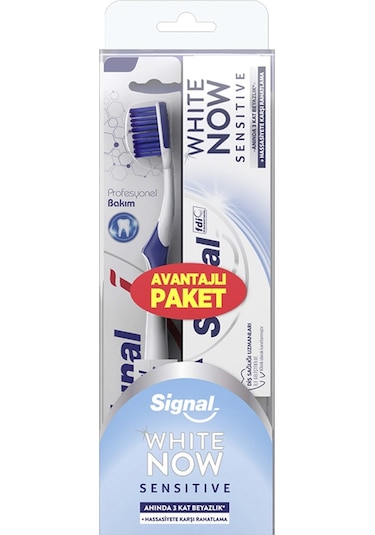 Signal White Now Sensitive Diş Macunu 75 ML + Diş Fırçası
