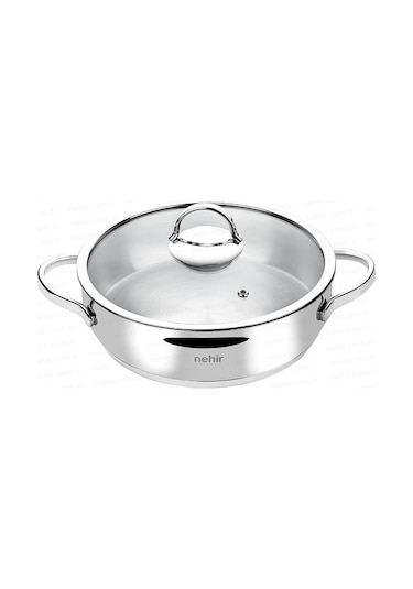 Nehir Silver Lüks 8 Parça Paslanmaz Çelik Tencere Seti