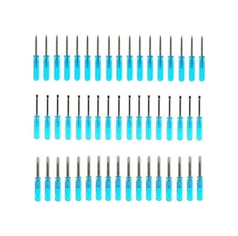 Trendooze Sunshine022 50 Adet 1.6mm Küçük Düz Yıldız Tornavida Seti Cep Telefonu Xbox 360 Onarım