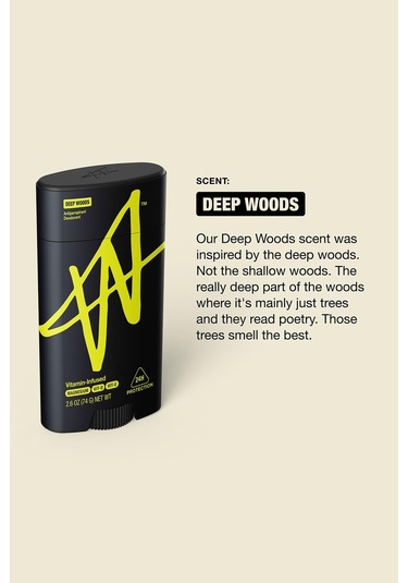 W Labs Deep Woods Antiperspirant Stick Deodorant 74gr