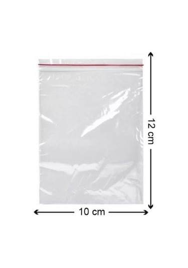 Kilitli Torba Kilitli Poşet 10X12 Cm 100 Adet