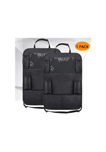 jmsstore 1 Paket Çok Cepli Araba Depolama Arka Koltuk Organizatör Tutucu Su Geçirmez Seyahat Çantası