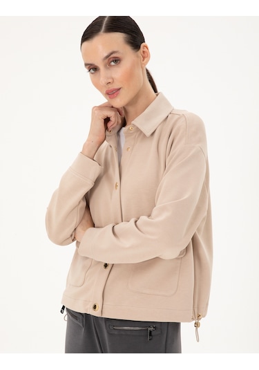 Pierre Cardin Kadın Bej Hırka Örme 50283321-vr011 Bej