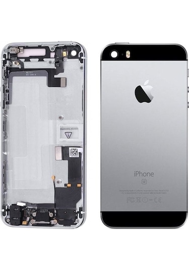 Apple Uyumlu iPhone 5se Kasa Full Dolu Uzay Grisi Siyah Diğer