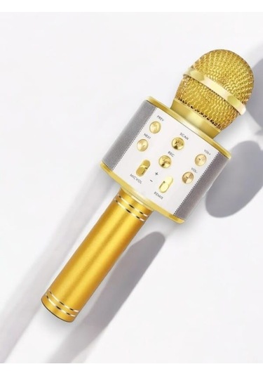 Karaoke Mikrofon Ve Hoparlör Kablosuz Hoparlör - Uzun Pil Ömrü, Güçlü Ses