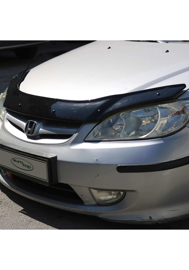 Eurocap Honda Civic 7 Ön Kaput Koruyucu Rüzgarlık 3Mm Abs 01-0