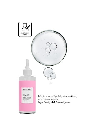 Maruderm BHA Tonik Gözenek Sıkılaştırıcı Siyah Nokta Karşıtı 250 ML
